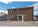 Brown two story home, rear view at 610 Atlas Dr, Lebanon, IN 46052