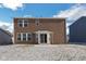 Brown two story home, rear view at 610 Atlas Dr, Lebanon, IN 46052