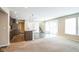 Open concept kitchen with island and breakfast bar at 610 Atlas Dr, Lebanon, IN 46052