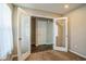Home office with French doors and carpet at 610 Atlas Dr, Lebanon, IN 46052