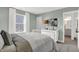 Light and airy bedroom with a view and en-suite bathroom access at 613 Waterford Ln, Westfield, IN 46074