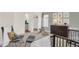 Bedroom with built-in dresser and calming decor at 1867 Vista Ridge Dr, Greenwood, IN 46143