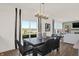 Spacious dining area with a view and access to the backyard at 1867 Vista Ridge Dr, Greenwood, IN 46143