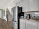 Stainless steel appliances and ample storage in this kitchen at 1867 Vista Ridge Dr, Greenwood, IN 46143