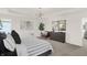 Bright and airy main bedroom with stylish furniture at 1867 Vista Ridge Dr, Greenwood, IN 46143