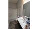 Clean bathroom with a tub, shower, and modern vanity at 4411 Ringstead Way, Indianapolis, IN 46235