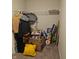 Walk-in closet with shelving and hanging rods at 4411 Ringstead Way, Indianapolis, IN 46235