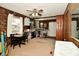 Playroom with brick wall, a table and chairs, and ample storage at 6736 Carlsen Ave, Indianapolis, IN 46214