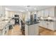 Updated kitchen featuring granite countertops and stainless steel appliances at 8008 Delbrook Dr, Indianapolis, IN 46260