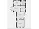 Floor plan showcasing the layout of the home, including bedrooms, bathrooms, kitchen, and living areas at 2218 N Arsenal Ave, Indianapolis, IN 46218