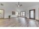 Bright living room with hardwood floors and vaulted ceiling at 4208 E Epler Ave, Indianapolis, IN 46237