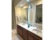 Double vanity bathroom with large mirrors and ample storage at 4655 Winterstill Rd, Zionsville, IN 46077