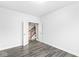 Unfinished basement area with access to staircase at 7648 Three Arch Overlook, Noblesville, IN 46062