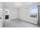 Simple bedroom with grey carpet and view at 16222 Browning Ct, Fishers, IN 46037