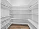 Spacious pantry with ample shelving for storage at 16222 Browning Ct, Fishers, IN 46037