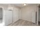 Kitchen area with white cabinets and light flooring at 461 Douglas Ct, Brownsburg, IN 46112