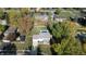 Aerial view of a two-story home with a pool at 6031 S Eaton Ave, Indianapolis, IN 46259