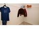 Well-organized closet with hanging rods and shelves at 6329 Basden Dr, Indianapolis, IN 46221