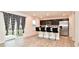 Modern kitchen with stainless steel appliances and an island at 6329 Basden Dr, Indianapolis, IN 46221