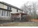 Backyard patio with pergola, seating area, and privacy fence at 8429 Admirals Cv, Indianapolis, IN 46236