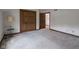 Empty bedroom featuring a large closet and neutral walls at 8530 Bluefin Cir, Indianapolis, IN 46236