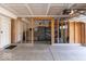 Unfinished two-car garage with concrete floor at 2400 Oakmont Dr, Plainfield, IN 46168
