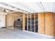 Unfinished two-car garage with concrete floor at 2400 Oakmont Dr, Plainfield, IN 46168