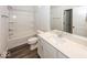 Bathroom with bathtub, toilet and vanity at 3923 Holly Brook Dr, Westfield, IN 46062