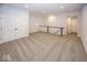 Large bonus room with double doors and carpet at 3923 Holly Brook Dr, Westfield, IN 46062