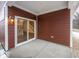 Covered patio with sliding glass door access at 3923 Holly Brook Dr, Westfield, IN 46062