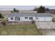 Aerial view of ranch home, detached garage, and expansive yard at 4726 E 210 N, Lebanon, IN 46052