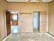 Simple bedroom with wood door and closet at 4726 E 210 N, Lebanon, IN 46052