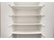 Empty built-in shelves, ideal for storage at 10419 E Quiet Dr, Indianapolis, IN 46239