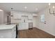 Newly remodeled kitchen with white cabinets and stainless steel appliances at 2707 Aurie Dr, Indianapolis, IN 46219