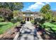 Steps leading to the grand entrance of a charming home at 4621 N Meridian St, Indianapolis, IN 46208