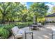 Spacious patio with seating area and beautiful landscaping at 4621 N Meridian St, Indianapolis, IN 46208