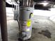 Image of a Smith brand water heater in the basement at 1314 Arrow Ave, Anderson, IN 46016