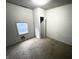 Small bedroom with closet and window, some wall damage at 2134 Pleasant St, Indianapolis, IN 46203