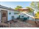 Deck with seating area and partial view of home at 801 Spring Valley Dr, Indianapolis, IN 46231