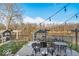 Spacious backyard patio with seating and gazebo near the water at 2222 E 75Th St, Indianapolis, IN 46240