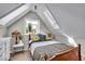 Charming attic bedroom with built-in storage at 2222 E 75Th St, Indianapolis, IN 46240
