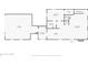 First floor plan showcasing a living room, kitchen, bathroom, and garage at 2222 E 75Th St, Indianapolis, IN 46240