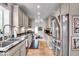 Modern kitchen with stainless steel appliances and granite countertops at 2222 E 75Th St, Indianapolis, IN 46240