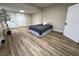 Cozy bedroom with hardwood floors and neutral color palette at 2534 S E St, Elwood, IN 46036