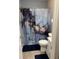 Clean bathroom with shower/tub, toilet and vanity at 1501 Ashley Dr, Lebanon, IN 46052