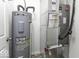 Utility room with water heater and HVAC system at 2539 Shadowbrook Trce, Greenwood, IN 46143
