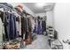 Large walk-in closet with ample hanging and shelving space at 2539 Shadowbrook Trce, Greenwood, IN 46143