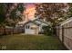 White house exterior showcasing the backyard view at 5162 Crittenden Ave, Indianapolis, IN 46205