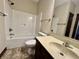 Clean bathroom featuring a tub, shower, toilet and vanity at 5375 E Commons West Dr, Mooresville, IN 46158