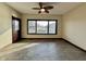Comfortable bedroom with hardwood floors and ceiling fan at 5375 E Commons West Dr, Mooresville, IN 46158